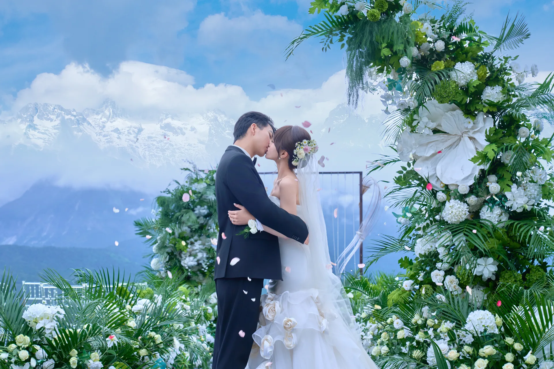 雪山婚禮婚紗照 01