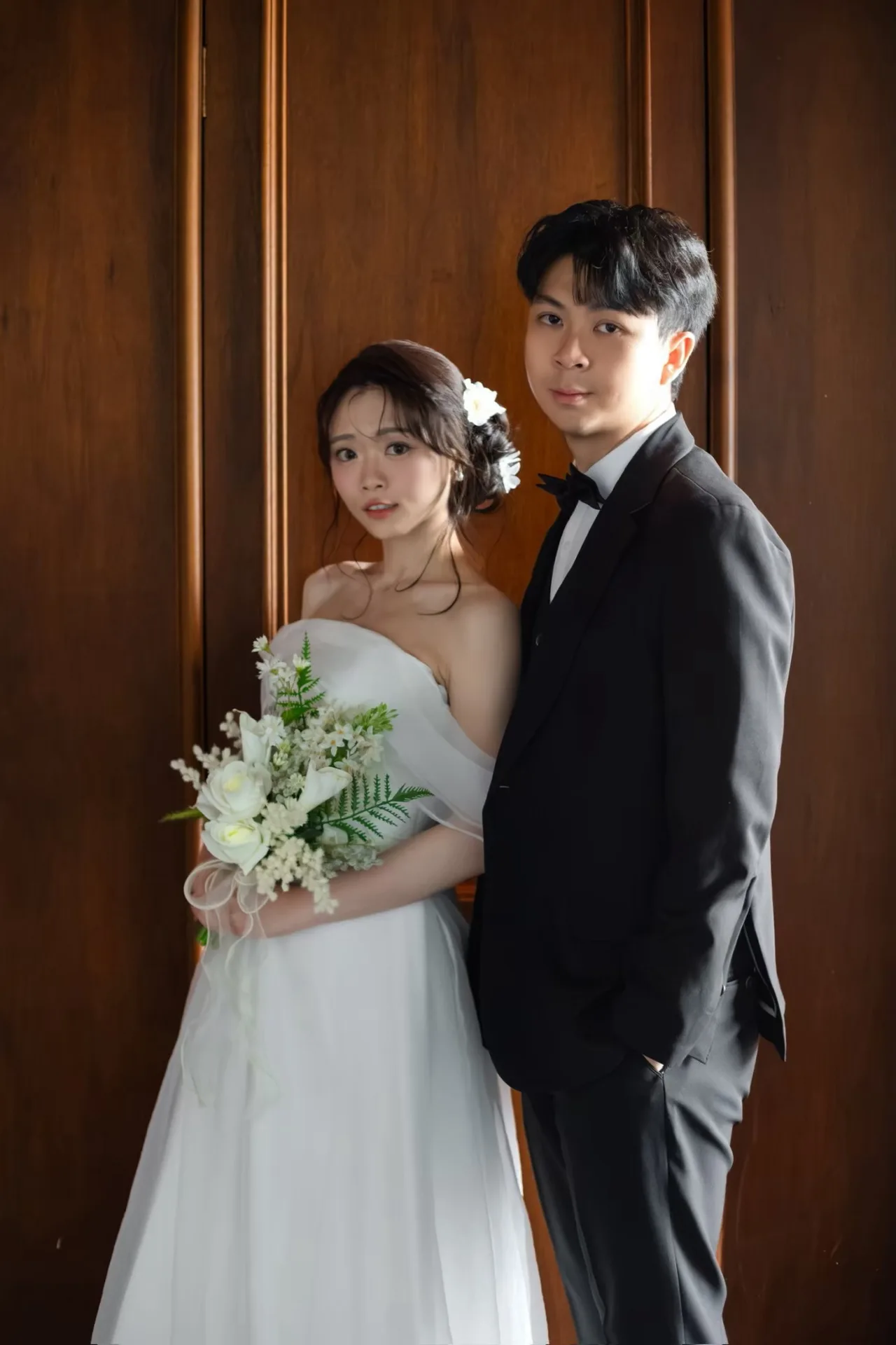 復古風格婚紗照 01
